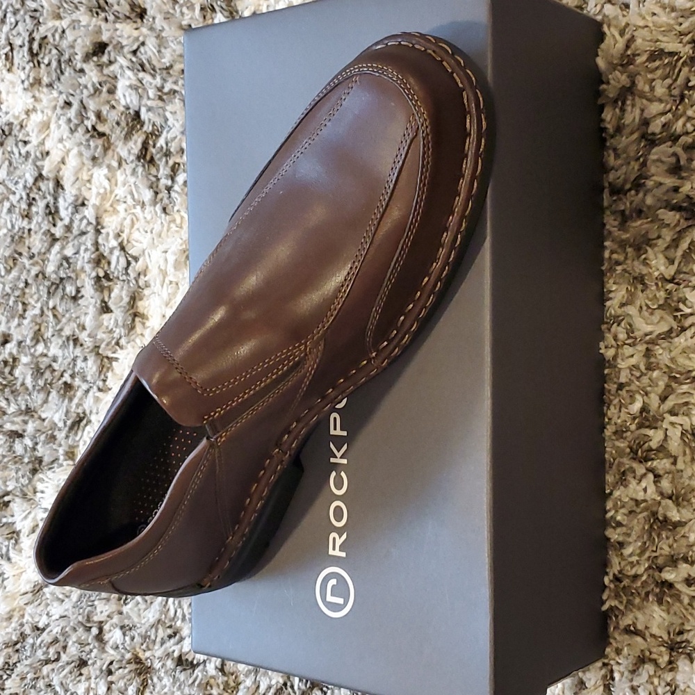 Rockport Brown Leather Loafers
